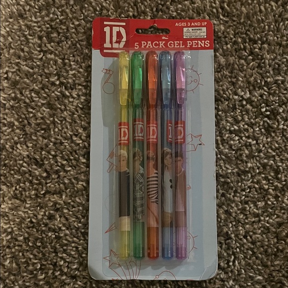 One Direction Colorful Gel Pen Set - Picture 1 of 2